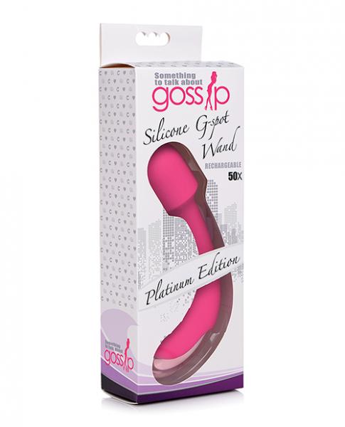 Curve Novelties Gossip G Spot Silicone Wand 50x - Magenta | SexToy.com