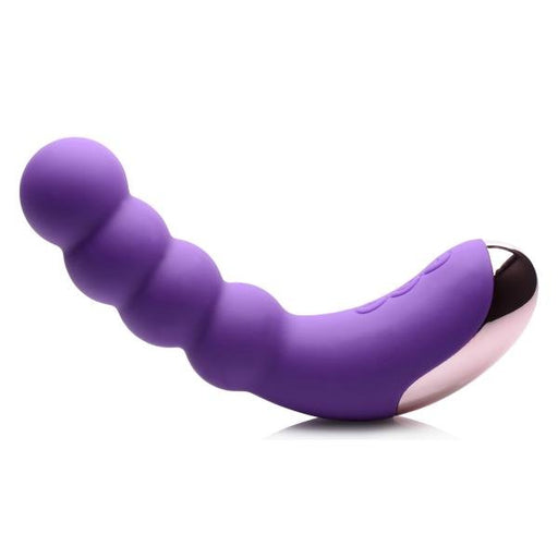 Curve Novelties Gossip Silicone Beaded Vibrator 50x- Violet | SexToy.com