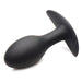 Curve Toys Rooster Rumbler Vibrating Silicone Anal Plug Large Black - SexToy.com
