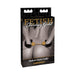 Deluxe Furry Cuffs Black Gold Handcuffs | SexToy.com