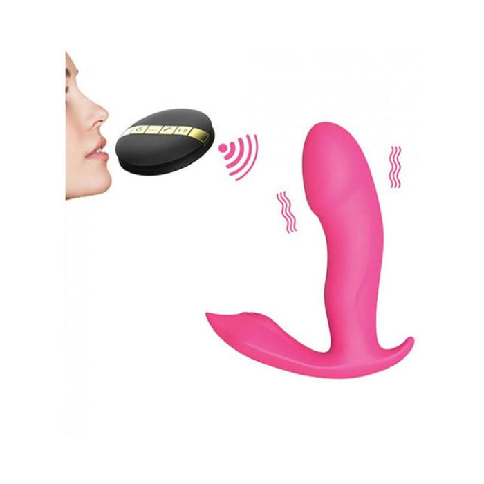 Dorcel Secret Clit Dual Stim Heating And Voice Control Pink - SexToy.com