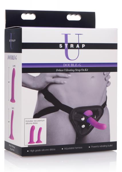Double-G Deluxe Vibrating Strap On Kit | SexToy.com