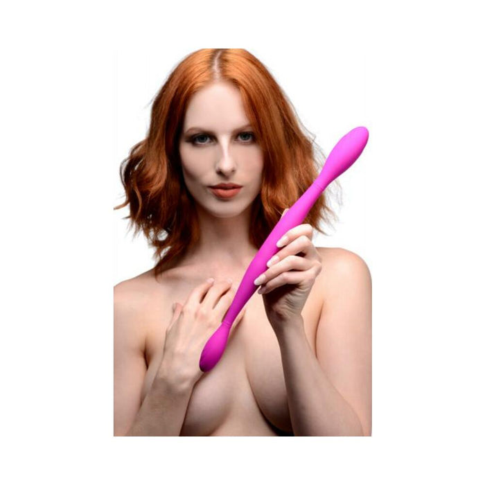 Double Thump 7X Rechargeable Silicone Double Dildo - SexToy.com