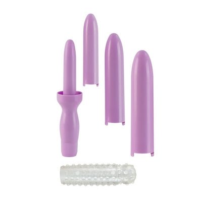 Dr. Laura Berman Intimate Basics - Dilator Set Purple Dilator with 4 Sizes & Sleeve | SexToy.com