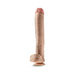 Dr. Skin Dr. Michael 14 In. Dildo With Balls Beige - SexToy.com