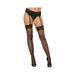 Dreamgirl Fishnet Thigh High with Lace Top - SexToy.com