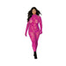 Dreamgirl Gloved Lace Bodystocking With Keyhole Back Azalea Queen Size | SexToy.com