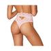 Dreamgirl High-waist Scallop Lace Panty With Keyhole Back Pink L | SexToy.com