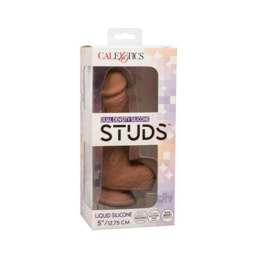 Dual Density Silicone 5" Studs - Brown - SexToy.com