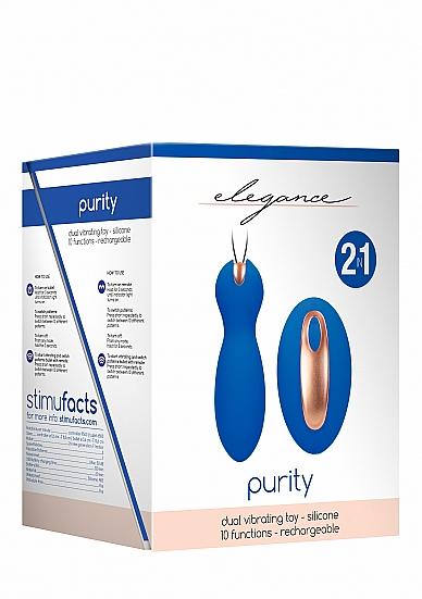 Dual Vibrating Toy - Purity - Blue | SexToy.com