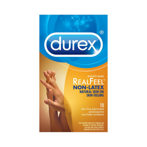 Durex Avanti Bare Real Feel Non-Latex Condoms 10 Pack | SexToy.com