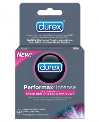 Durex performance intense condom - box of 3 | SexToy.com