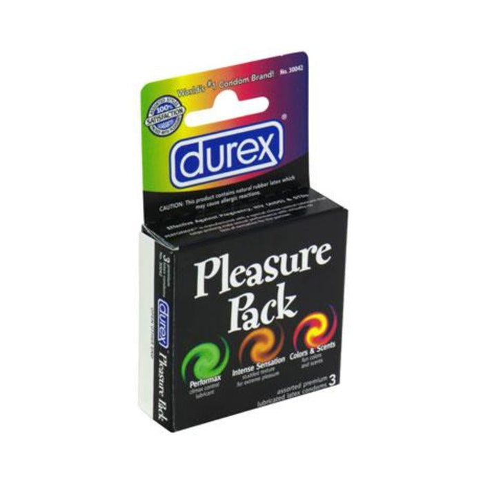 Durex Pleasure Pack 3 Pack Condoms | SexToy.com