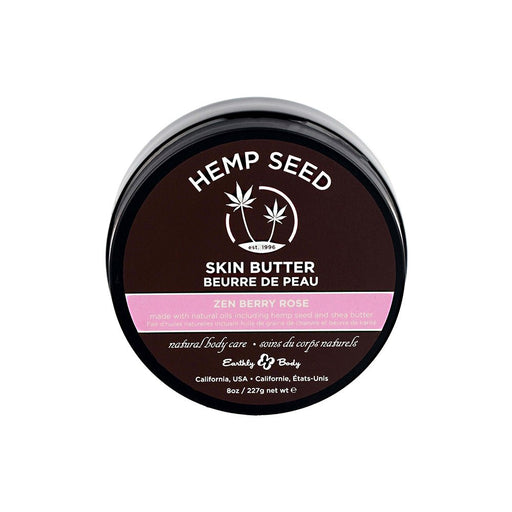 Earthly Body Hemp Seed Skin Butter Zen Berry Rose 8 Oz. - SexToy.com