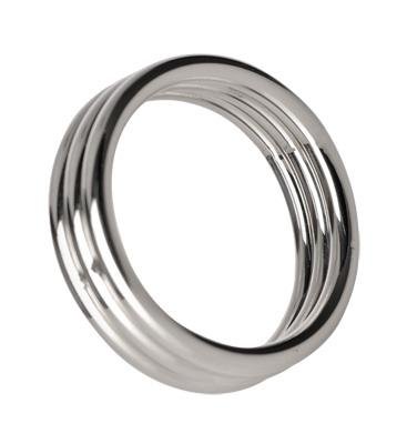 Echo 2 Inch Stainless Steel Triple Cock Ring | SexToy.com