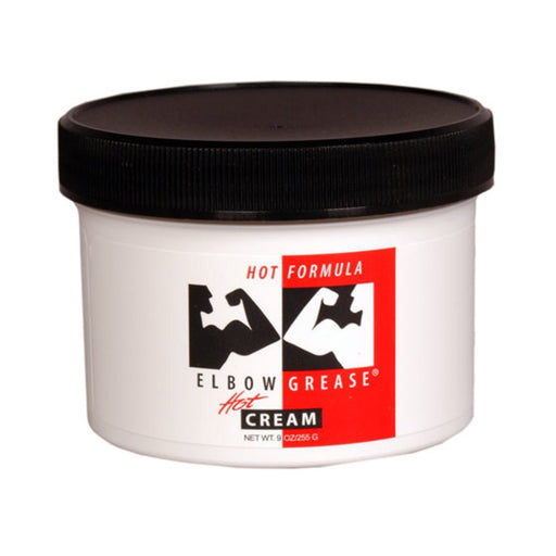 Elbow Grease Hot Cream Lubricant 9oz Jar | SexToy.com