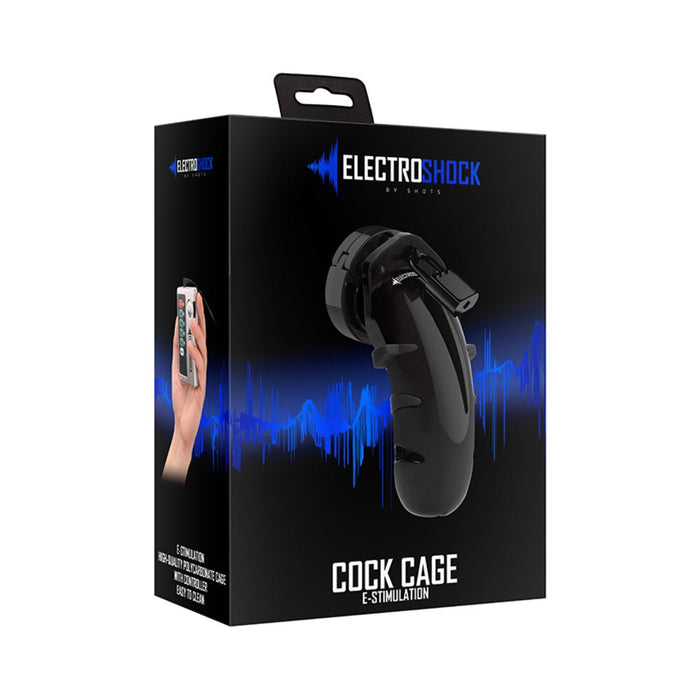 Electro Shock E-stim Cock Cage - Black | SexToy.com