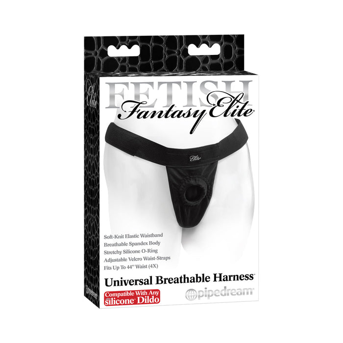 Elite Universal Breathable Harness Black O/S | SexToy.com