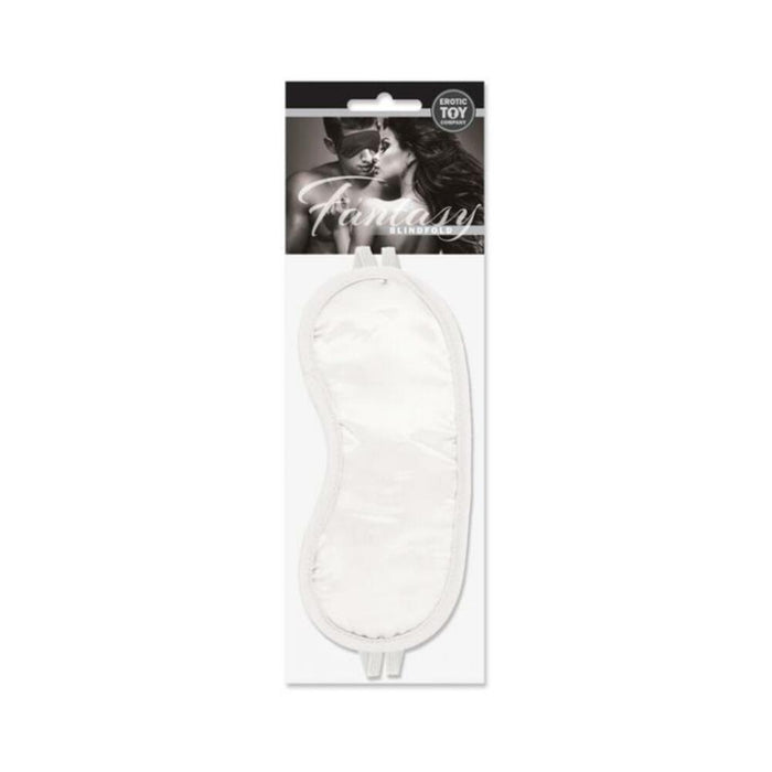 Erotic Toy Satin Fantasy Blindfold White O/S - SexToy.com