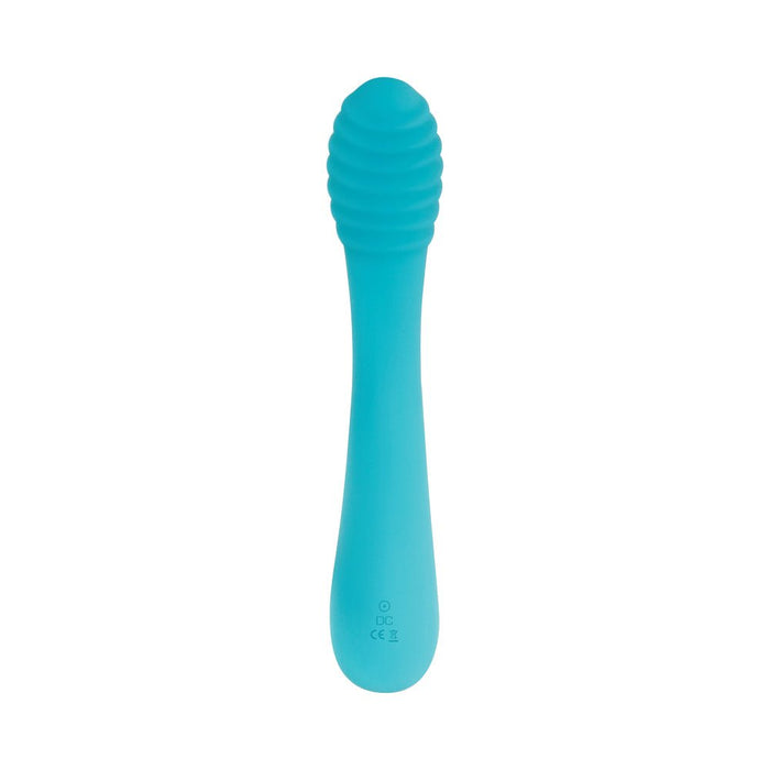 Evolved Aqua Bunny 9 Shaft Function 9 Clit Stim Functions Rechargeable Silicone Waterproof Teal - SexToy.com
