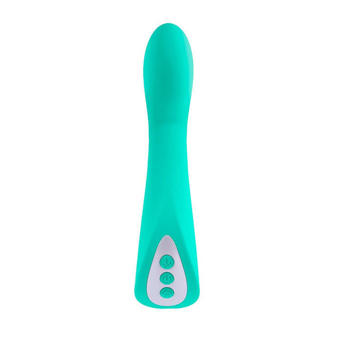 Evolved Come With Me Rechargeable 'come Hither' Silicone Vibrator Green - SexToy.com