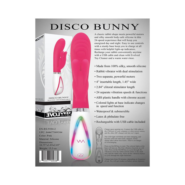 Evolved Disco Bunny Pink - SexToy.com