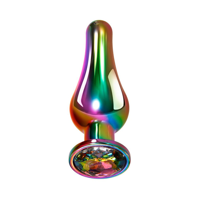 Evolved Rainbow Metal Plug Large - SexToy.com