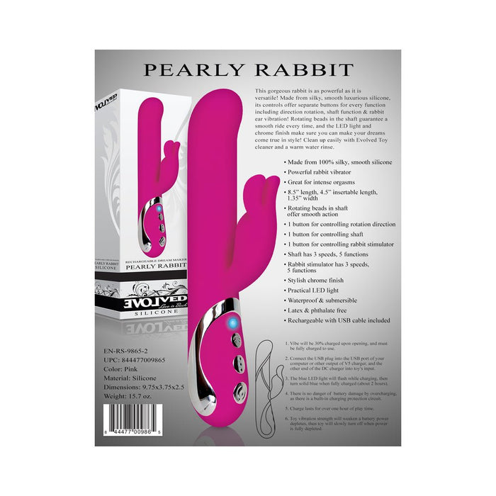Evolved Rechargeable Pearly Rabbit - SexToy.com