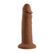 Evolved Rechargeable Vibrating 6 In. Silicone Dildo Dark - SexToy.com