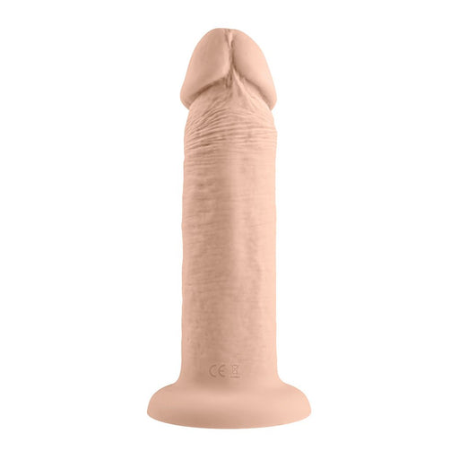 Evolved Rechargeable Vibrating 6 In. Silicone Dildo Light - SexToy.com