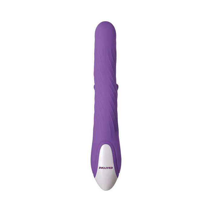 Evolved Tilt-o-whirl Dual Vibe With Spinning Clit Stimulator 8 Vibe Functions And 5 Wave Functions I - SexToy.com