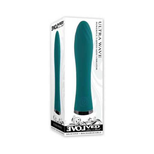 Evolved Ultra Wave Rechargeable Vibrator Teal - SexToy.com