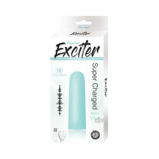 Exciter Mini Vibe Rechargeable Silicone Aqua | SexToy.com