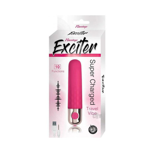 Exciter Travel Vibe Rechargeable Silicone Pink | SexToy.com
