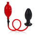 Expandable Butt Plug Latex Red Black | SexToy.com