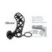 Extreme Silicone Power Cage Black - SexToy.com