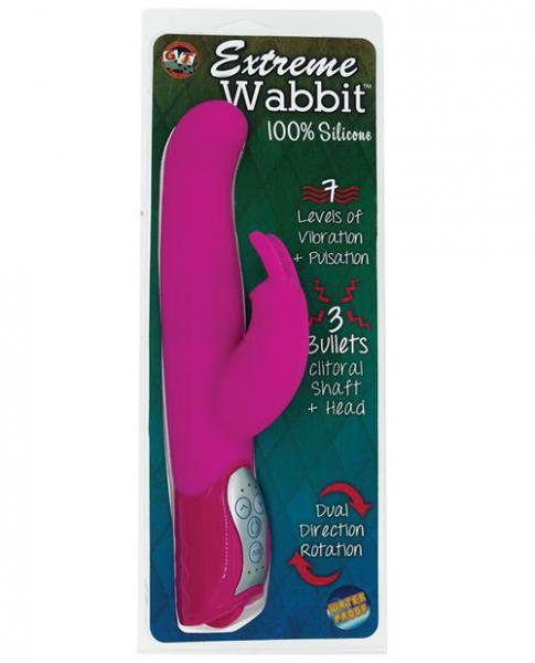 Extreme Wabbit Silicone Rabbit Vibrator Waterproof Pink | SexToy.com