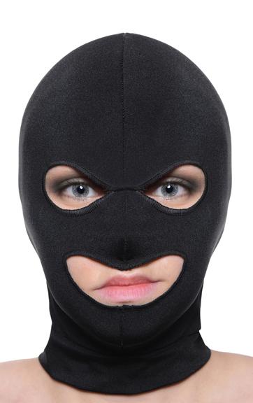 Facade Spandex Hood With Eyes And Mouth Holes Black O/S | SexToy.com