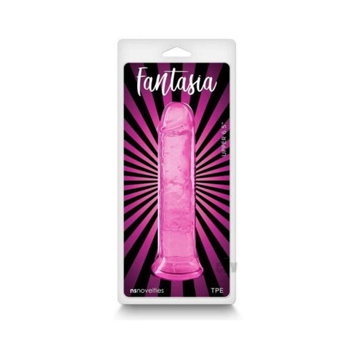 Fantasia Upper 6.5 In. Jelly Dildo Pink - SexToy.com