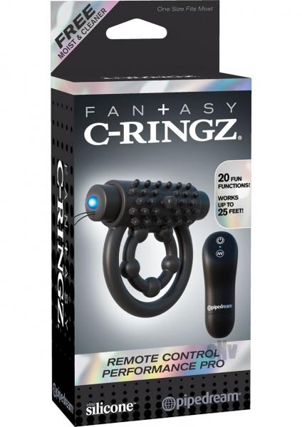 Fantasy C-Ringz Remote Control Performance Pro Black | SexToy.com