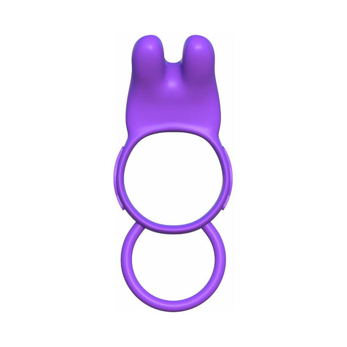 Fantasy C-Ringz Twin Teazer Rabbit Ring Purple - SexToy.com