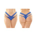 Fantasy Lingerie Bottoms Up Daphne Microfiber Brazilian-Cut Panty With Criss-Cross Lace Waistband | SexToy.com
