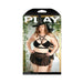 Fantasy Lingerie Play Spellbound Costume Strappy Pentagram Detail Bralette, Criss-Cross Cutout Panty, Skirt & Hat | SexToy.com