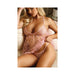 Fantasy Lingerie Vixen On Your Mind Embroidered Sheer Mesh Babydoll & G-String Panty - SexToy.com