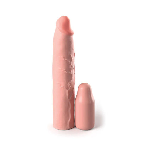 Fantasy X-tensions Elite Sleeve 9in With 3in Plug Light - SexToy.com