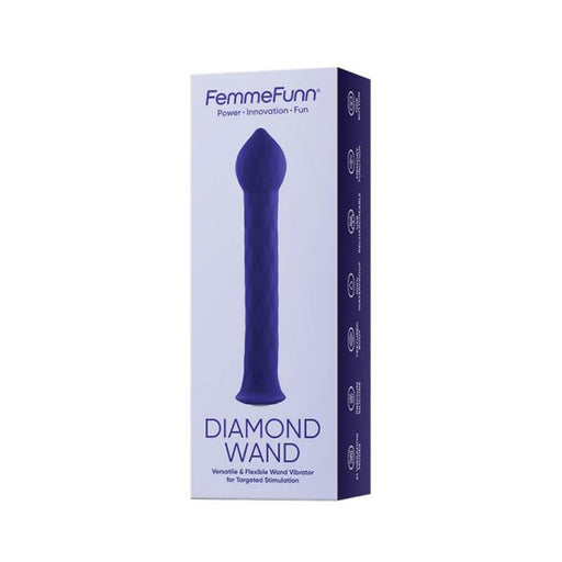 FemmeFunn Diamond Wand Dark Purple | SexToy.com