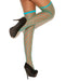 Fence Net Thigh High Stockings Blue O/S | SexToy.com