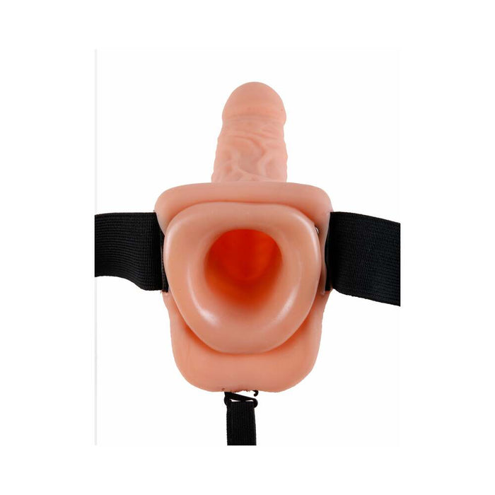 Fetish Fantasy 9in Hollow Strap-on With Balls - SexToy.com