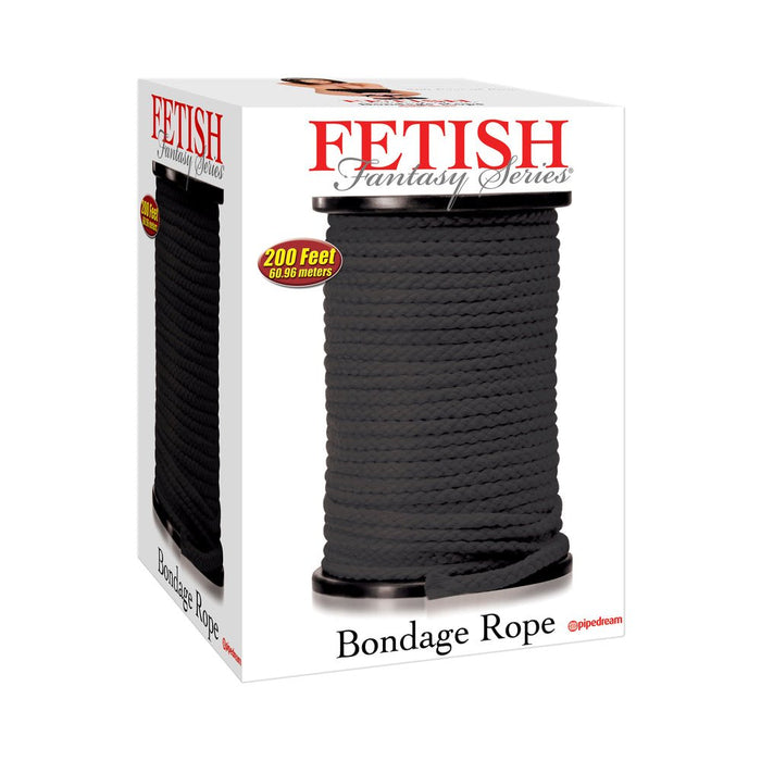Fetish Fantasy Bondage Rope 200 Ft Black | SexToy.com