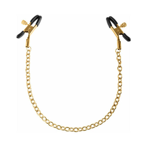 Fetish Fantasy Gold Chain Nipple Clamps - SexToy.com